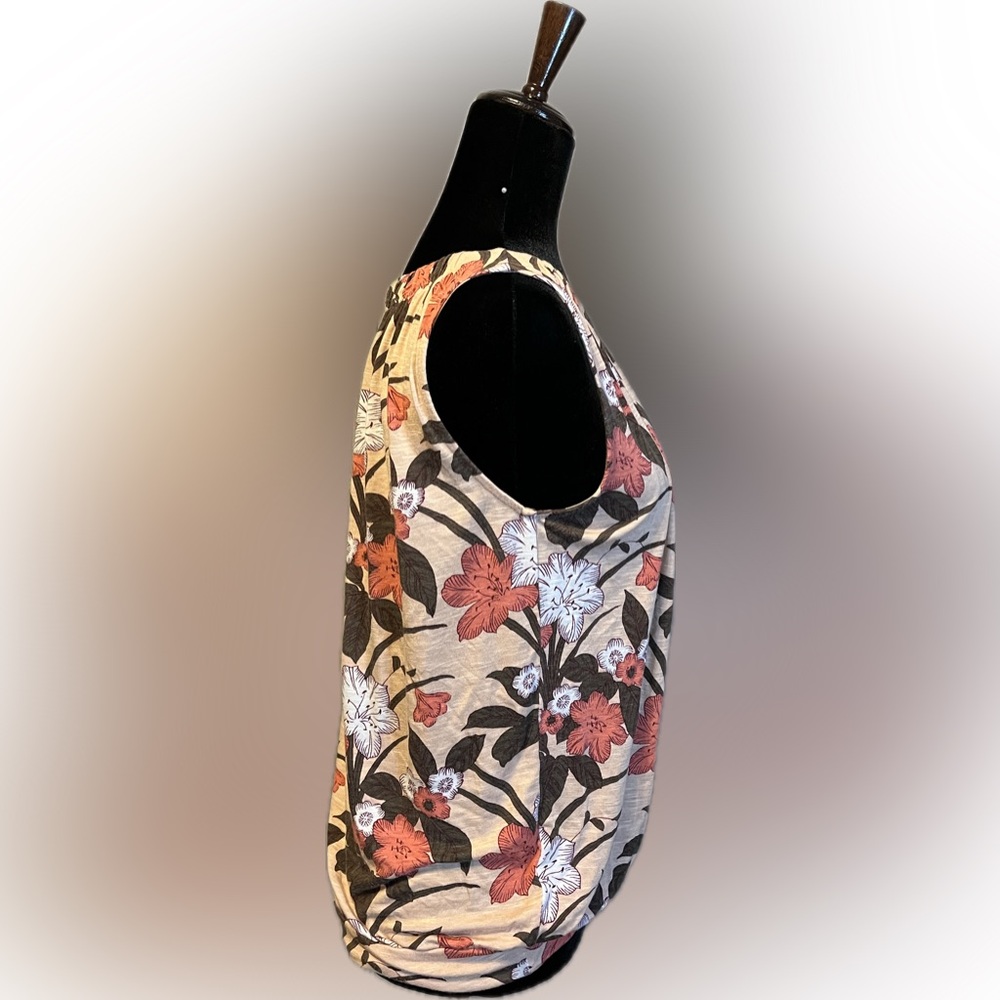 LOFT Multicolor Floral Sleeveless Blouse size S - Picture 2 of 9